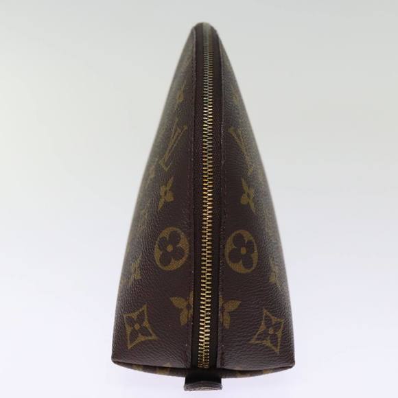 LOUIS VUITTON Monogram Trousse Demi Ronde Cosmetic Pouch M47520 LV Auth 74112 - Picture 4 of 16